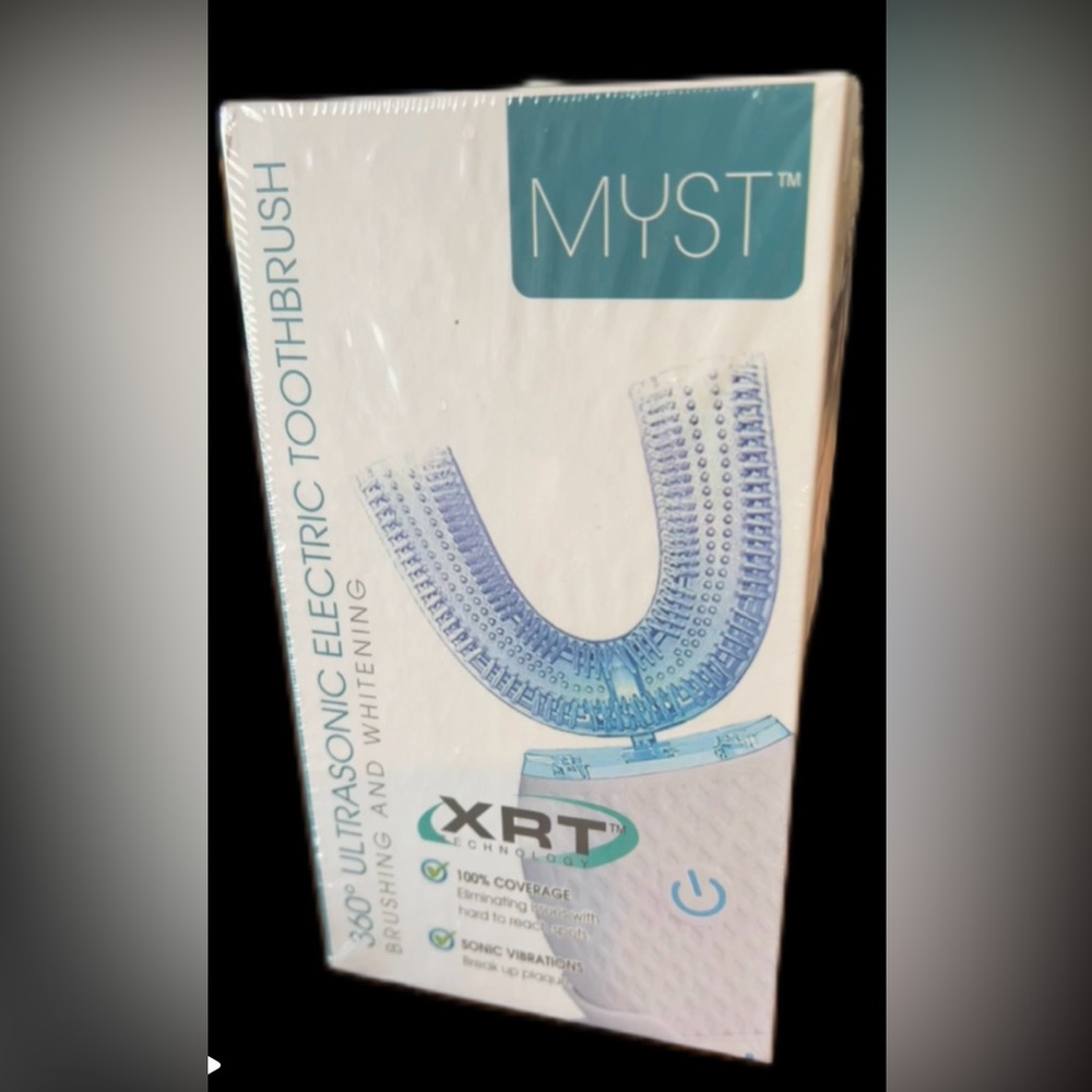 MYST Ultrasonic Electric Toothbrush 360° Auto U-Shaped Blue Light Whitening